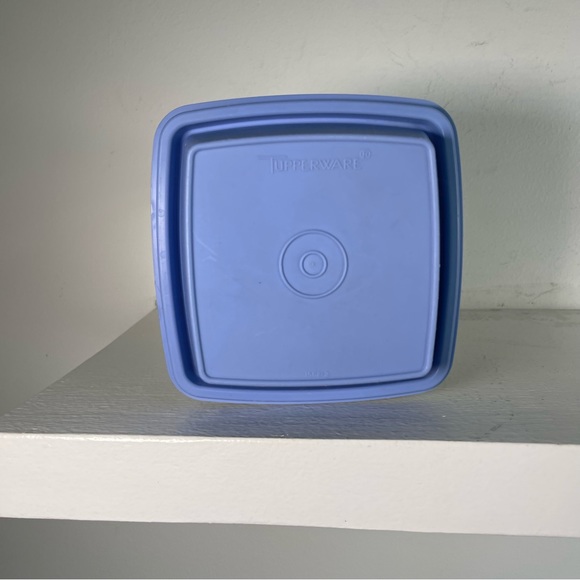 Tupperware Pickle Keeper container light blue 1560-4 Pick-a-Deli retro vintage - Picture 9 of 9